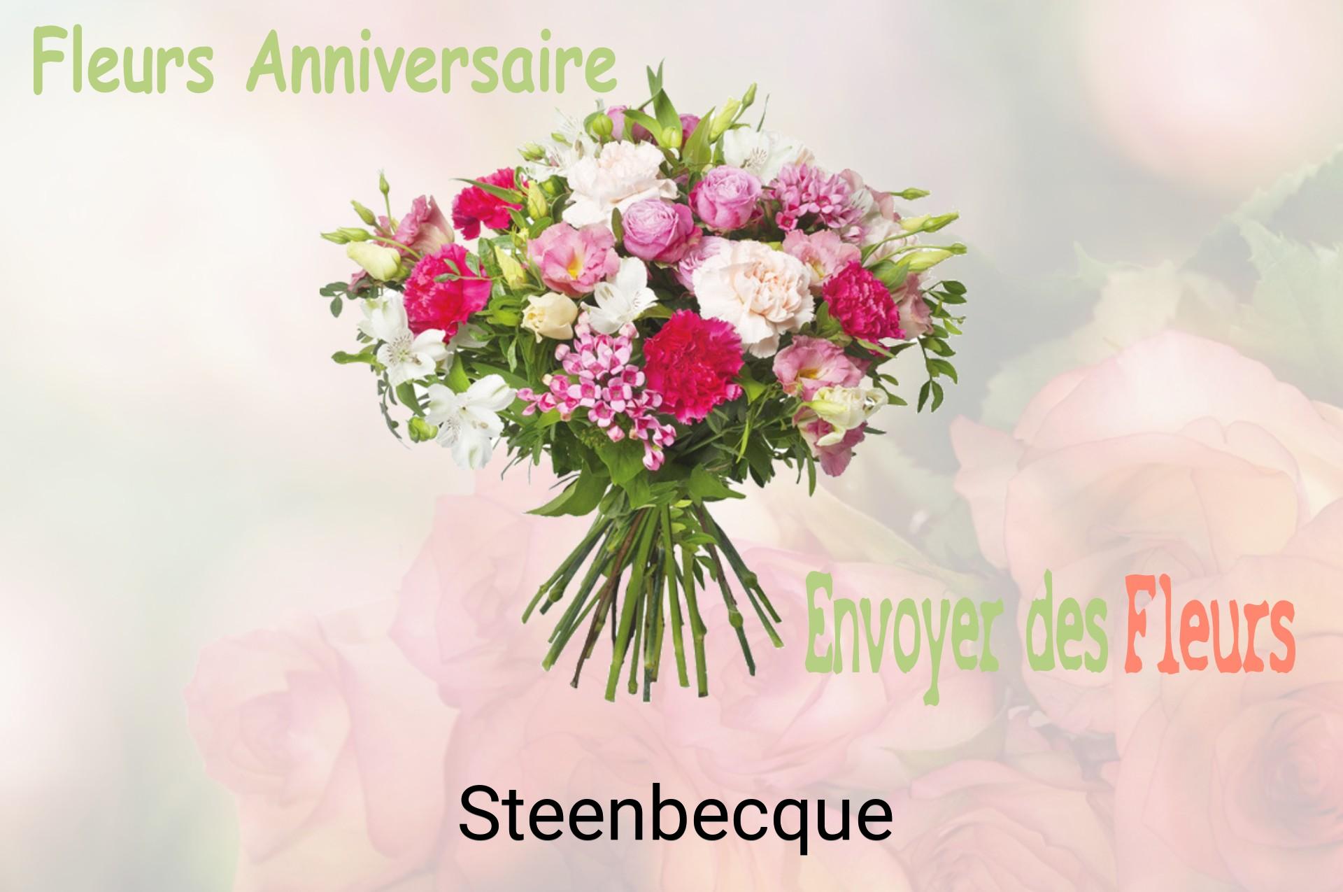 Bouquet de fleurs d’anniversaire livré à Steenbecque